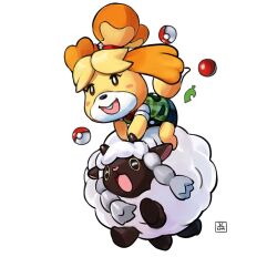 isabelle (animal crossing) from animal crossing