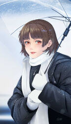 niijima makoto from persona by ikhwan maulana