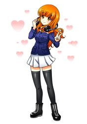 takebe saori from girls und panzer by sae (saearito03)