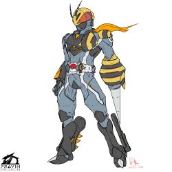 beedrill from kamen rider by pravin rao santheran