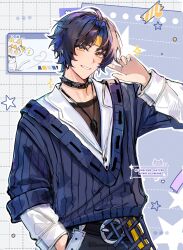 asaba harumasa from zenless zone zero by fuwafuwa matcha