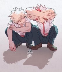 bakugou katsuki from boku no hero academia by tsukota