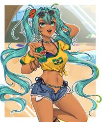 brazilian miku from vocaloid