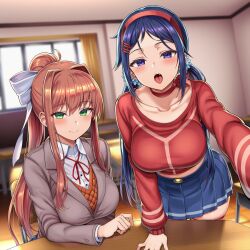 mita (miside) from doki doki literature club
