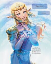 princess zelda from the legend of zelda by theskywaker
