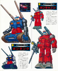 guncannon from gundam by ookawara kunio