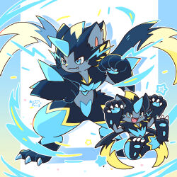 mega zeraora from pokemon by neko gyoza