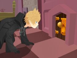 roxas from alice's adventures in wonderland by yomyompi