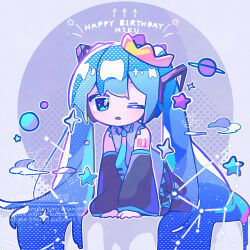 hatsune miku from vocaloid