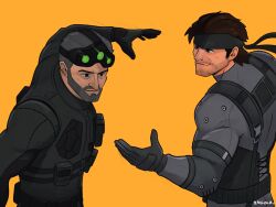 sam fisher from metal gear (series) by smgold