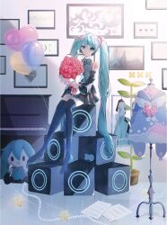 hatsune miku from hello planet (vocaloid)