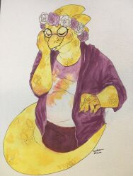alphys from undertale by voidserif