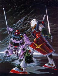 black tri-stars from gundam by ookawara kunio