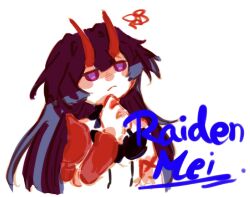 raiden mei from honkai (series)