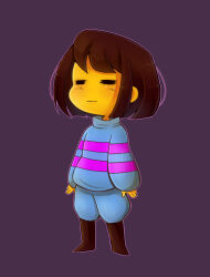 frisk (undertale) from undertale by annalee-sama