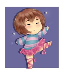 frisk (undertale) from undertale by annalee-sama