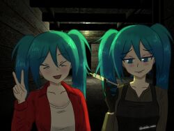 hatsune miku from vocaloid
