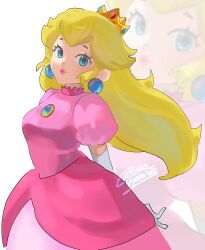 princess peach from super mario bros.