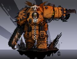 rogal dorn from warhammer 40k by wolfdawg art