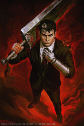 guts (berserk) from berserk by anato finnstark