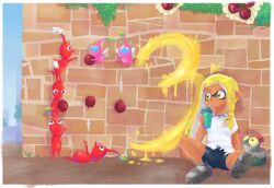 agent 3 (splatoon 3) from pikmin (series) by kelkilou