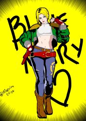 blue mary from fatal fury