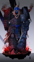 adeptus astartes from warhammer 40k by wolfdawg art