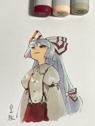 fujiwara no mokou from touhou by shiratama (hockey)