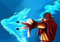 aang from avatar: the last airbender by isiramen gideon
