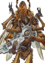 vespid from warhammer 40k by mossacannibalis