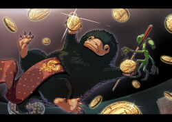 niffler from harry potter (series) by kapirusu