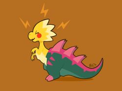 dracozolt from pokemon by heather gibbons