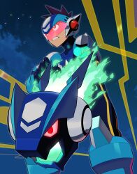 omega-xis (mega man) from mega man (series) by oboro hagane