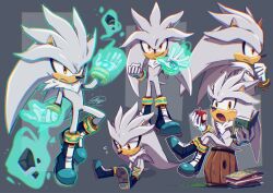 silver the hedgehog from sonic (series)