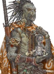 kroot from warhammer 40k by mossacannibalis