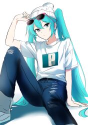 hatsune miku from vocaloid
