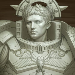 roboute guilliman from warhammer 40k by yangzheyy