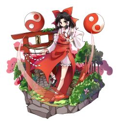 hakurei reimu from embodiment of scarlet devil