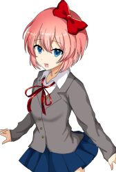 sayori (doki doki literature club) from doki doki literature club