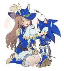 satono diamond (umamusume) from sonic (series)