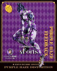 purple haze (stand) from jojo no kimyou na bouken