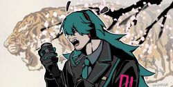 hatsune miku from vocaloid