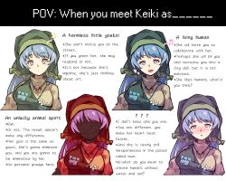 haniyasushin keiki from touhou by sleepymoon