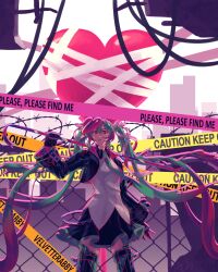hatsune miku from streaming heart (vocaloid) by velvetterabby