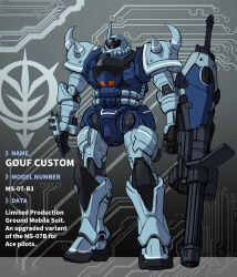gouf custom from gundam by dtcy