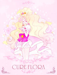 cure flora from go! princess precure by nene (oneoneo13)