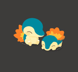 cyndaquil from pokemon by rizu (rizunm)