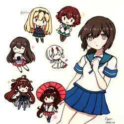 akagi (kancolle) from kantai collection