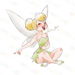 tinker bell (disney) from walt disney's peter pan by mio ney