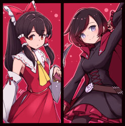hakurei reimu from rwby by umenodo